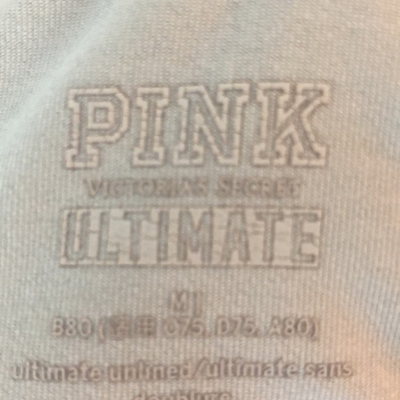 Pink Victoria’s Secret Ultimate Sports Bra - Picture 5 of 5